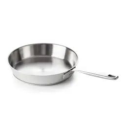 Poêle 24 cm en inox argent