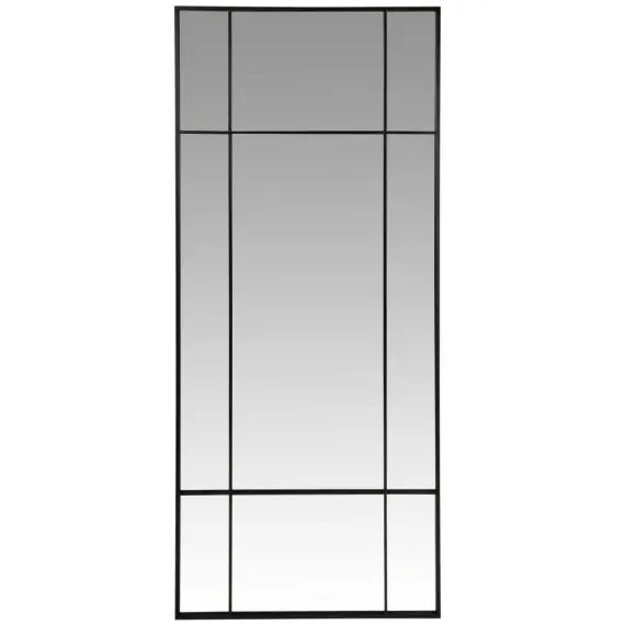 Miroir en métal noir 70×170