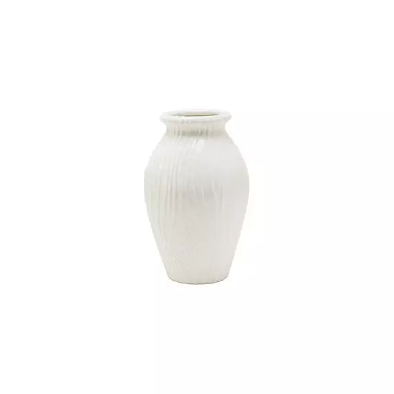 Vase Wood Ware en Céramique, Porcelaine – Couleur Blanc – 20 x 20 x 33.4 cm – Designer Studio Job