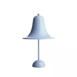 Lampe sans fil rechargeable Pantop en Plastique, Polycarbonate peint – Couleur Bleu – 200 x 27.85 x 30 cm – Designer Verner Panton