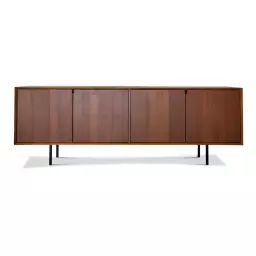 Grande enfilade scandinave en bois marron