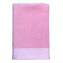 Serviette de bain éponge velours unie Shady Candy 90×160