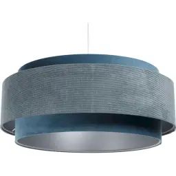 Suspension Tissu Bleu 60x60x25 cm