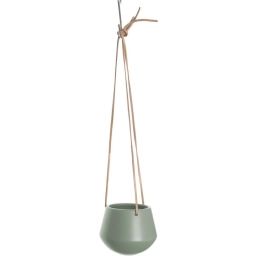 Cache-pot design suspendu small h. 66 cm vert kaki