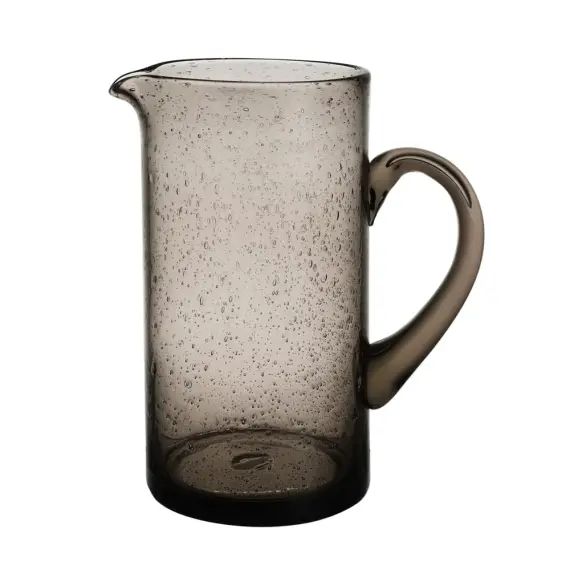 Pichet   1,1 l brun en verre  marron