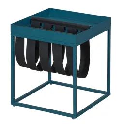 Table d&rsquo;Appoint Turquoise avec Porte-Brochure