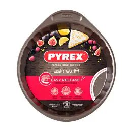 Moule à tarte   30 cm en métal  marron