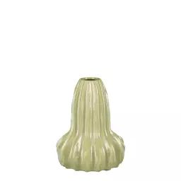 Vase en céramique vert clair H21