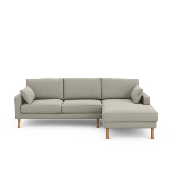 Canapé d’angle tissu texturé, Stockholm