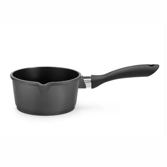 Casserole en fonte d’aluminium noir D 16 cm