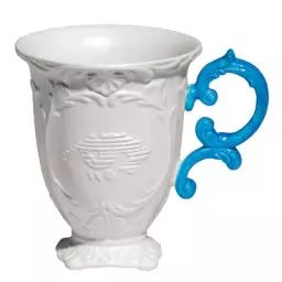 Mug I-Wares en Céramique, Porcelaine – Couleur Bleu – 18.17 x 18.17 x 11.5 cm – Designer Selab