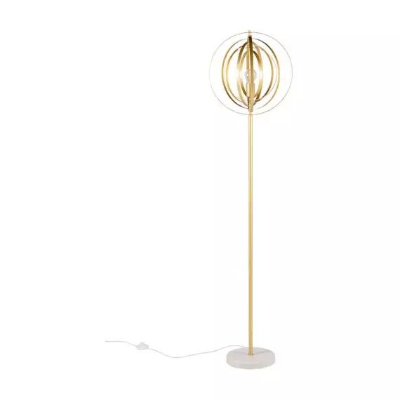 Lampadaire H. 165 cm URACLE Doré