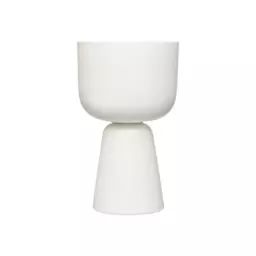 Pot de fleurs Pot de fleurs en Céramique – Couleur Blanc – 19 x 19 x 32 cm – Designer Matti Klenell