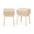 image de tables de chevet scandinave 