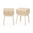 image de tables de chevet scandinave 