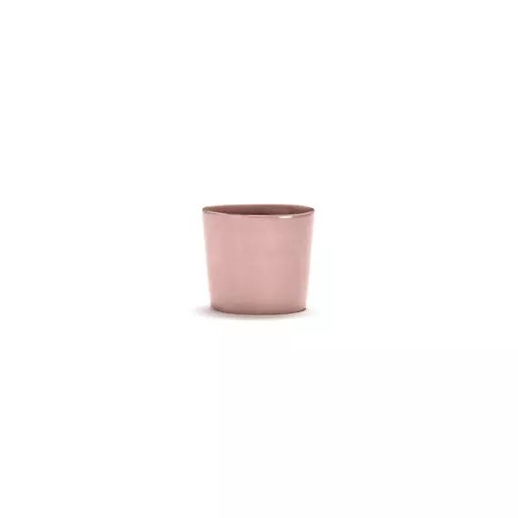 Tasse à espresso Feast en Céramique, Grès émaillé – Couleur Rose – 14.42 x 14.42 x 6 cm – Designer Ivo Bisignano