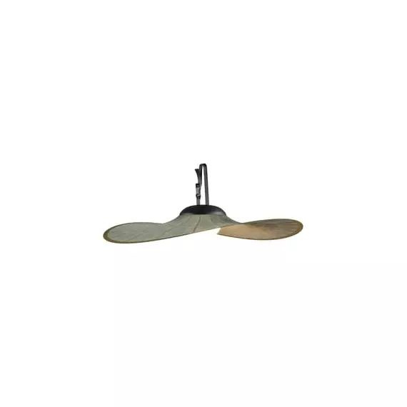 Lampe extérieur sans fil rechargeable Bloom en Tissu, Aluminium – Couleur Vert – 17 x 20 x 20 cm