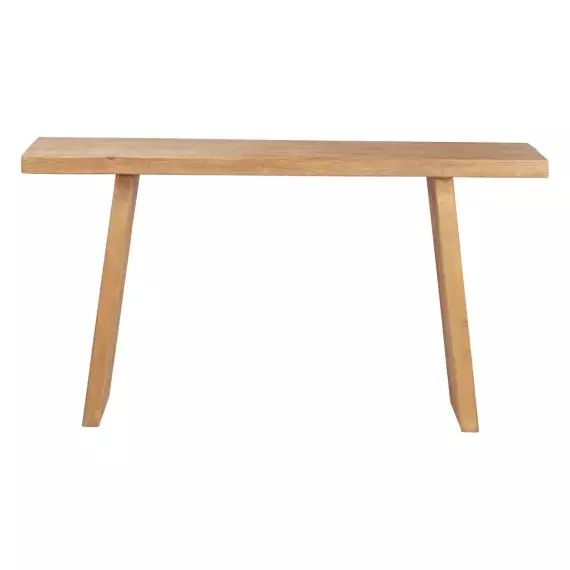 Console en pin massif naturel 140 cm
