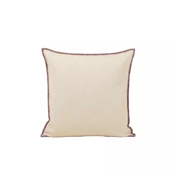 Housse de coussin 40×40 cm Naturel et bourdon en dégradé