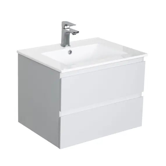 Meuble de salle de bain avec vasque Blanc