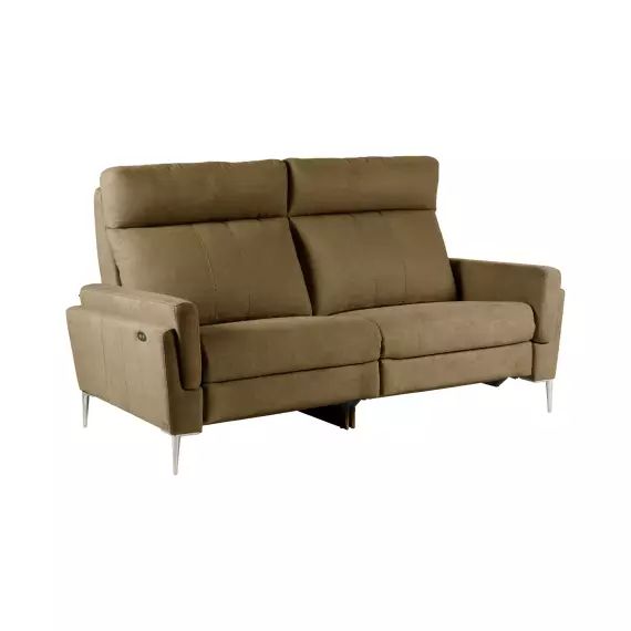 Canapé de relaxation éléctrique tissu Boston