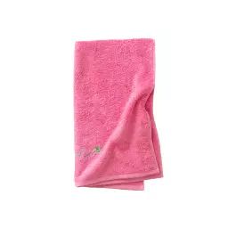 Drap de bain coton et viscose de bambou rose