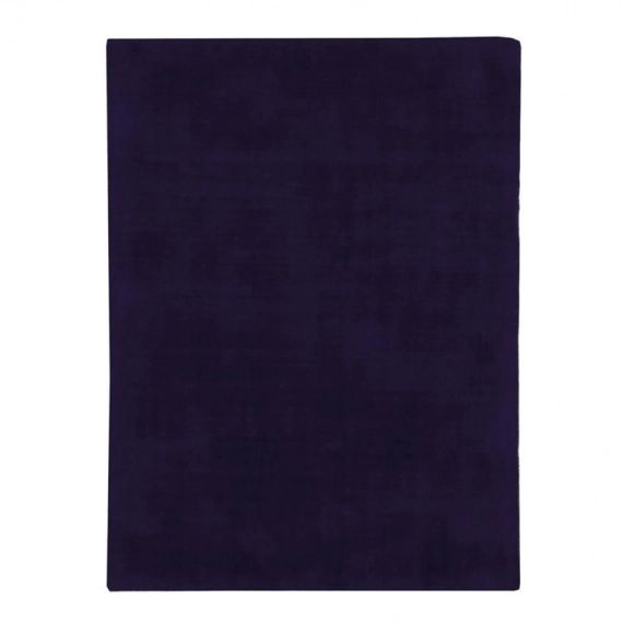 Tapis aspect velours bleu foncé 160×230
