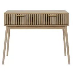 Console 2 tiroirs marron