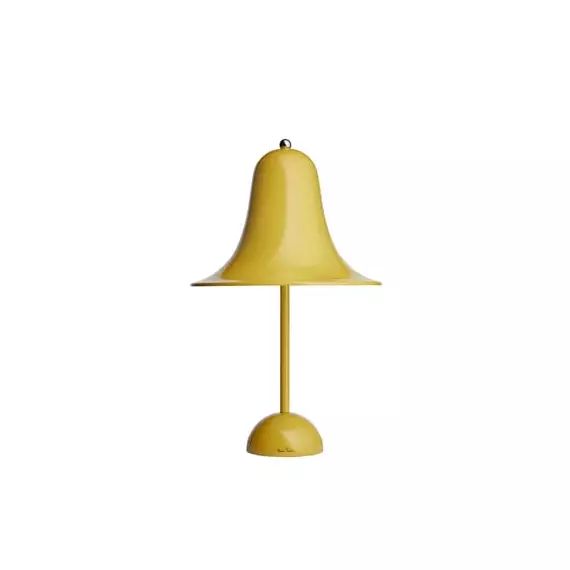 Lampe de table Pantop en Métal, Métal peint – Couleur Jaune – 200 x 34.34 x 38 cm – Designer Verner Panton