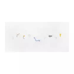 Nappe en tissu Sobremesa en Tissu, Lin – Couleur Blanc – 140 x 300 x 1 cm – Designer Laila Gohar