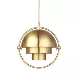 Suspension Multi-Lite en Métal – Couleur Or – 400 x 30 x 5.7 cm – Designer Louis Weisdorf