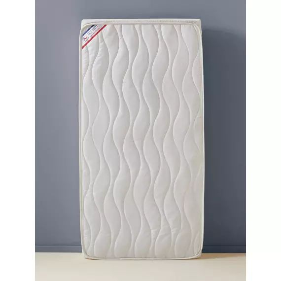 Matelas bébé 60 x 120 cm blanc