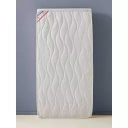 Matelas bébé 60 x 120 cm blanc