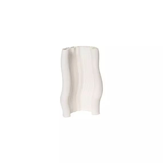 Vase Vases en Céramique, Grès – Couleur Blanc – 19 x 12 x 30 cm – Designer Trine Andersen