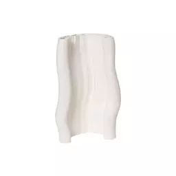 Vase Vases en Céramique, Grès – Couleur Blanc – 19 x 12 x 30 cm – Designer Trine Andersen