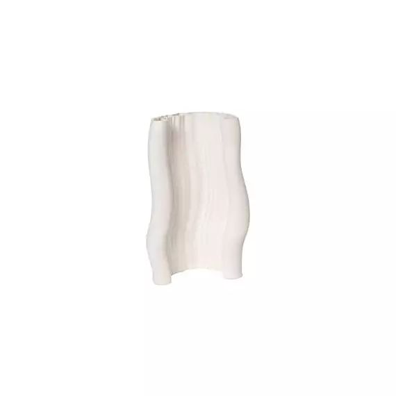 Vase Vases en Céramique, Grès – Couleur Blanc – 19 x 12 x 30 cm – Designer Trine Andersen