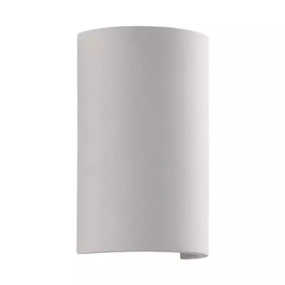 Applique Murale en Plâtre / Terre Cuite Blanc