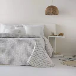 Couvre lit en coton lin 250×270