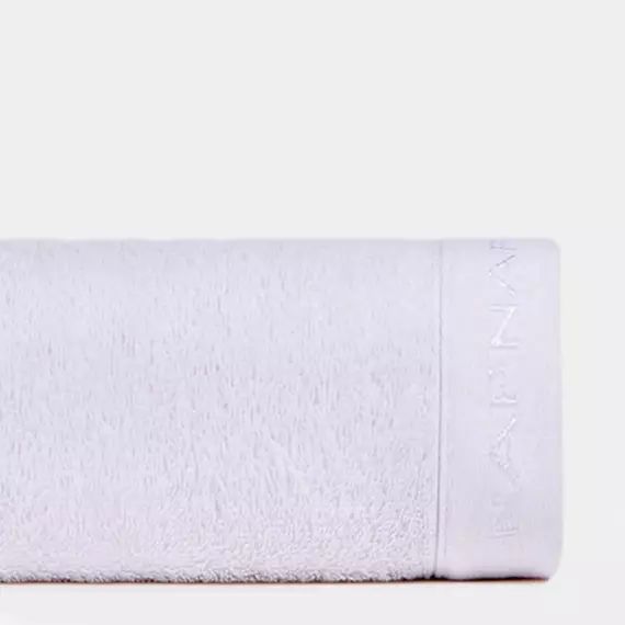 Serviette de bain 500gr/m2 en coton blanc 100×150