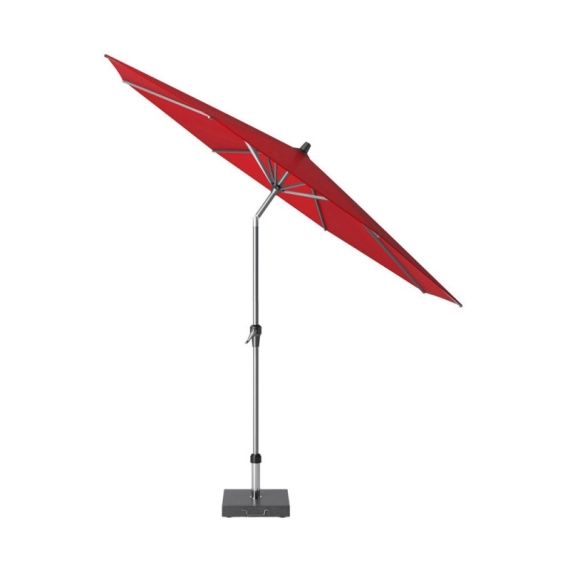 Parasol droit rond Ø 3m rouge