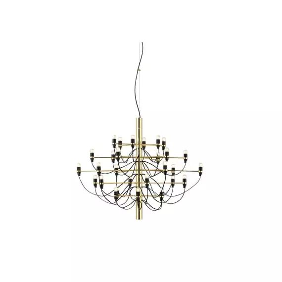 Lustre 2097 en Métal, Fer – Couleur Métal – 280 x 89.63 x 72 cm – Designer Gino Sarfatti