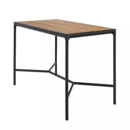 Table haute Four en Métal, Aluminium – Couleur Noir – 160 x 90 x 111 cm – Designer Henrik  Pedersen