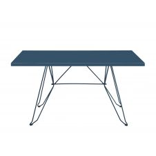 CADAQUÉS – Table 4 places en acier gris foncé