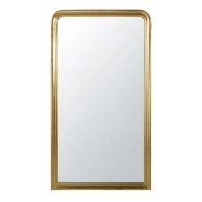 Miroir à moulures dorées 100×180