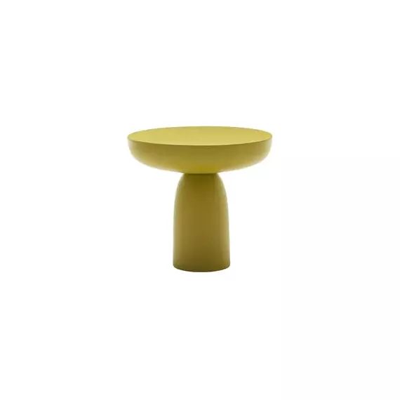 Table d’appoint Olo en Bois, Bois massif laqué – Couleur Jaune – 50 x 50 x 47 cm – Designer Antonio Facco