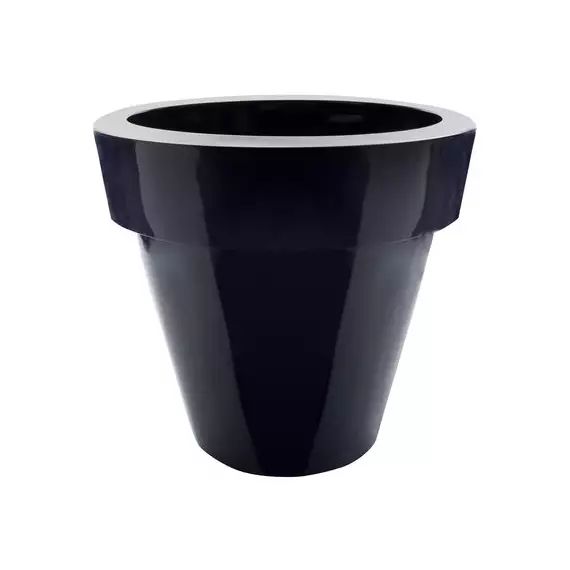 Pot de fleurs Vas en Plastique, Polyéthylène – Couleur Noir – 160 x 160 x 150 cm – Designer Luisa Bocchietto