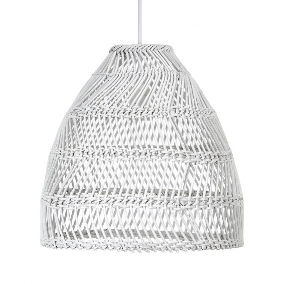 Lampe à suspension Maja Ø45,5 cm Blanc