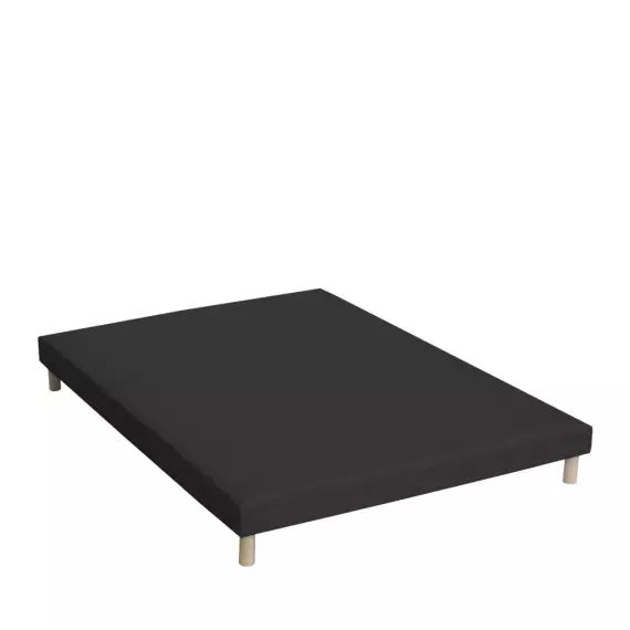 Orson – Sommier tapissier 160x200cm en bois massif à lattes recouvertes