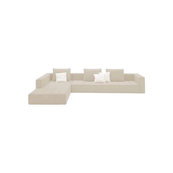 Canapé 3 places ou + Kilt en Tissu – Couleur Beige – 181.71 x 300 x 64 cm – Designer Emaf Progetti