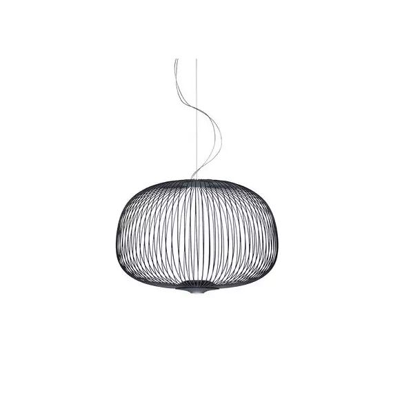 Lampe connectée Spokes en Métal, Acier verni – Couleur Noir – 340 x 62.66 x 42 cm – Designer Studio Garcia Cumini